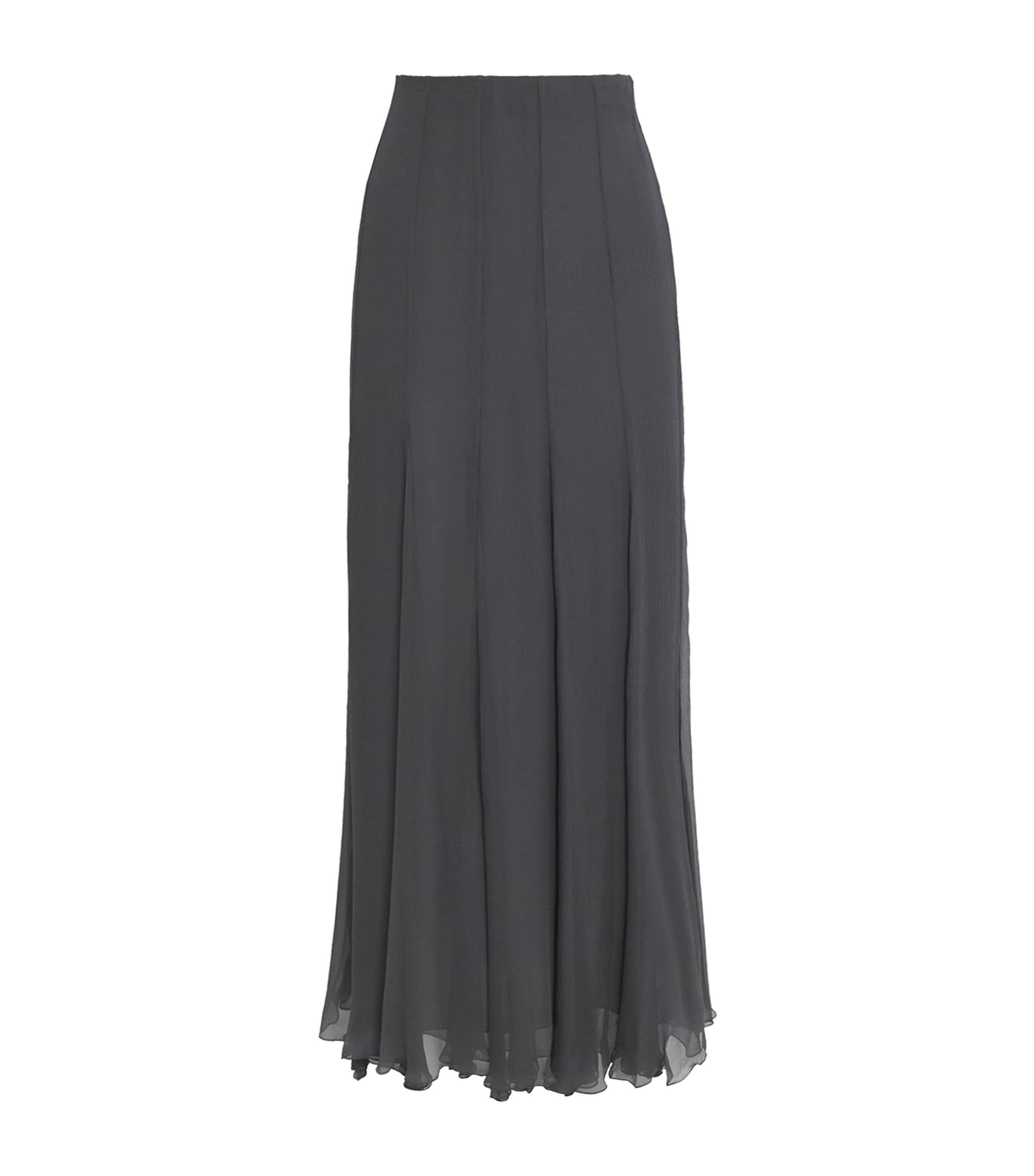 Silk Maxi Skirt