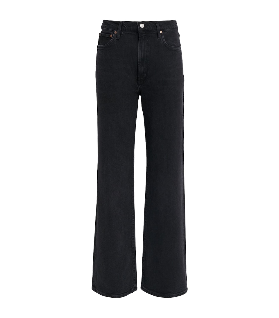 AGOLDE Womens Harper Relaxed Straight Jeans Gnrt