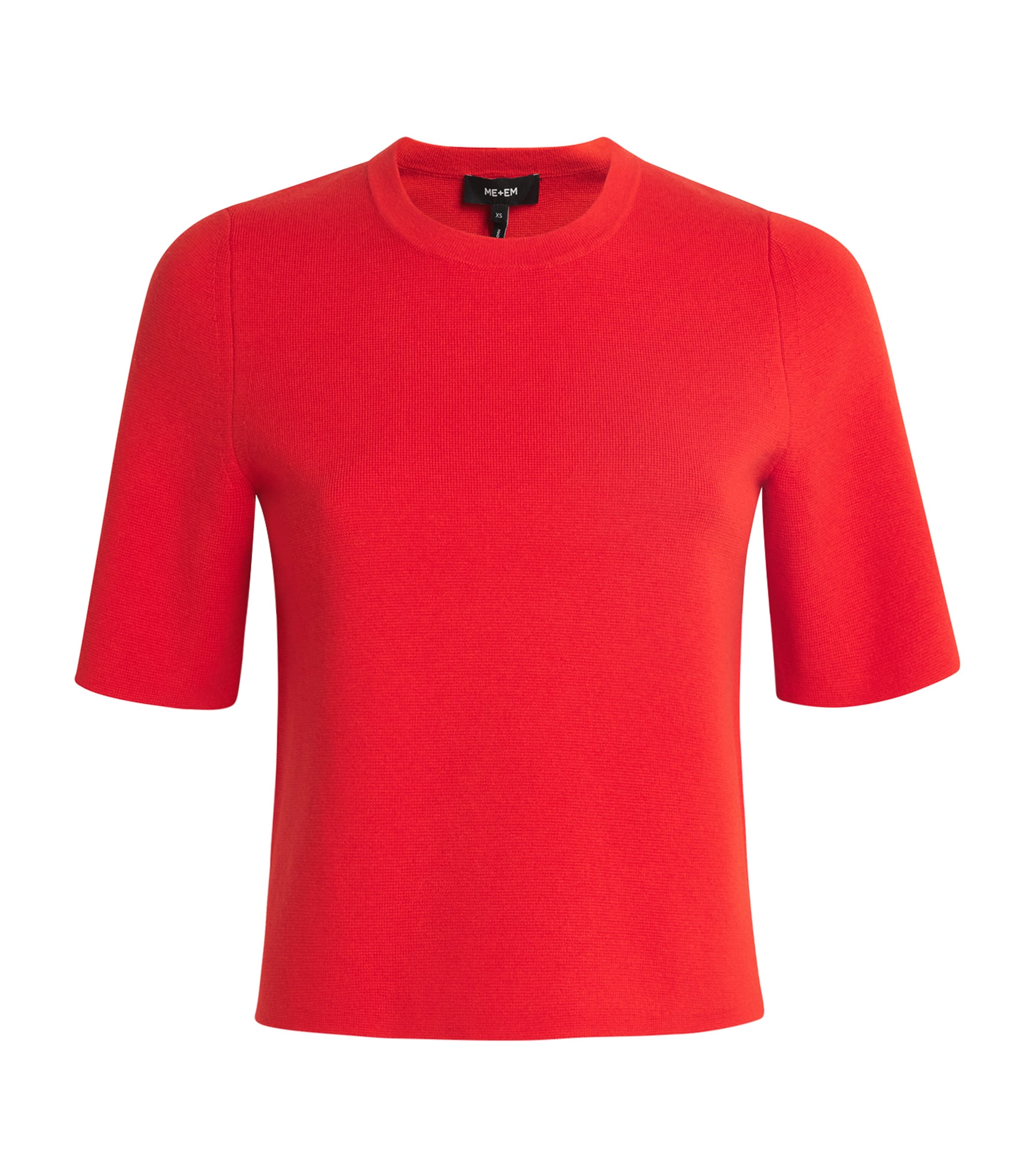 Milano Knit Short-Sleeve Sweater