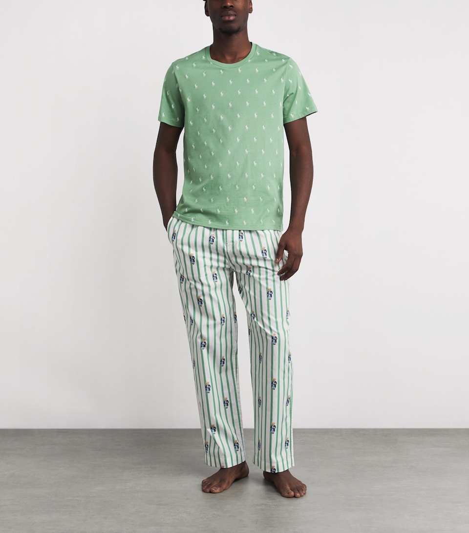 Cotton Polo Bear Pyjama Trousers