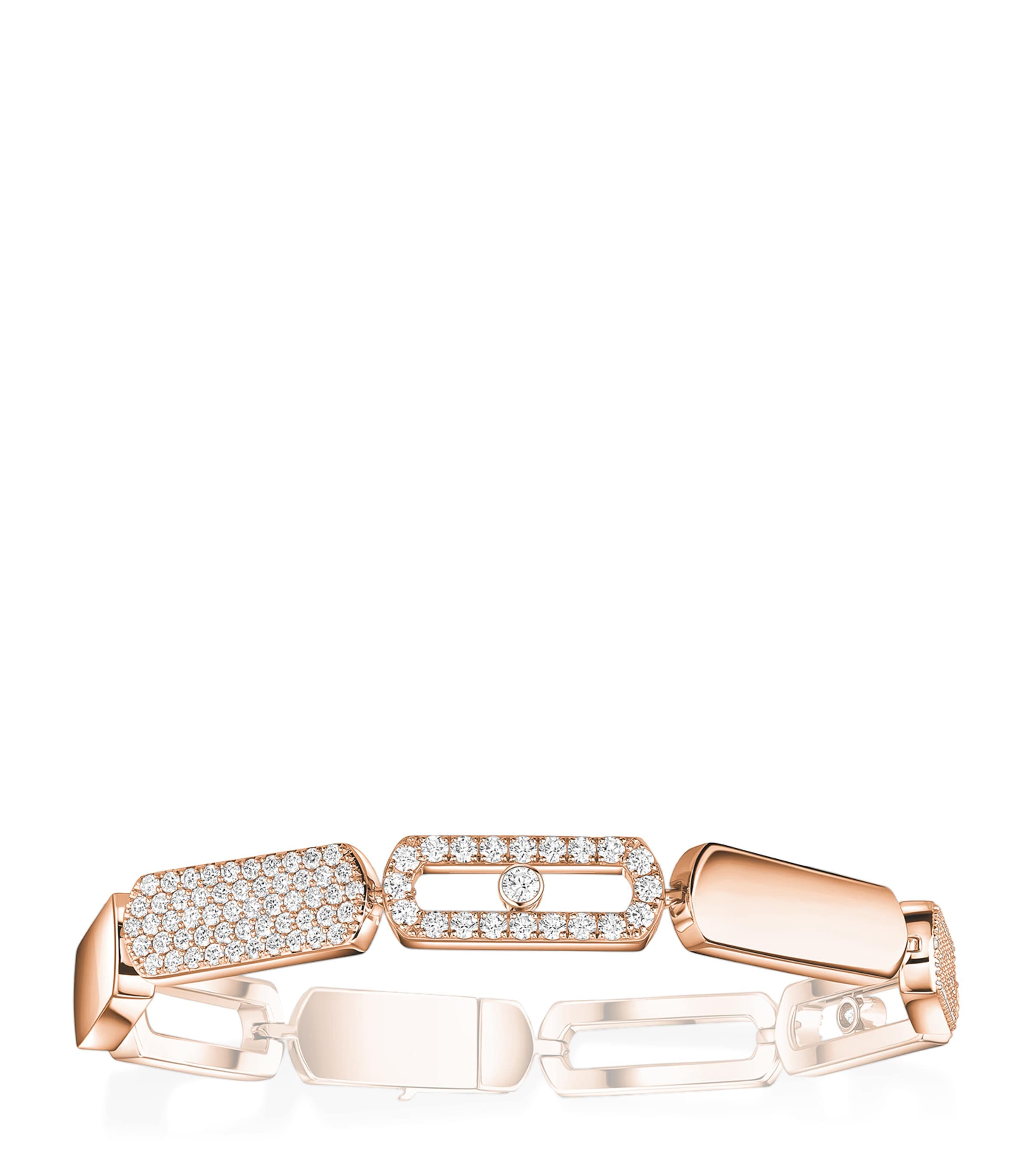 Messika Imperial Move Pink Gold and Diamond Bracelet (2.90ct) Pink Gold