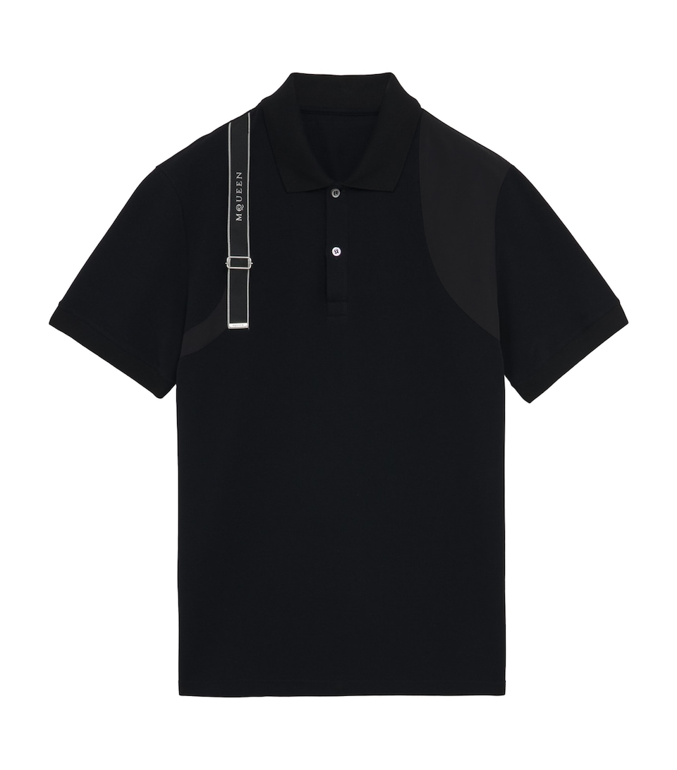 Cotton Harness Polo Shirt
