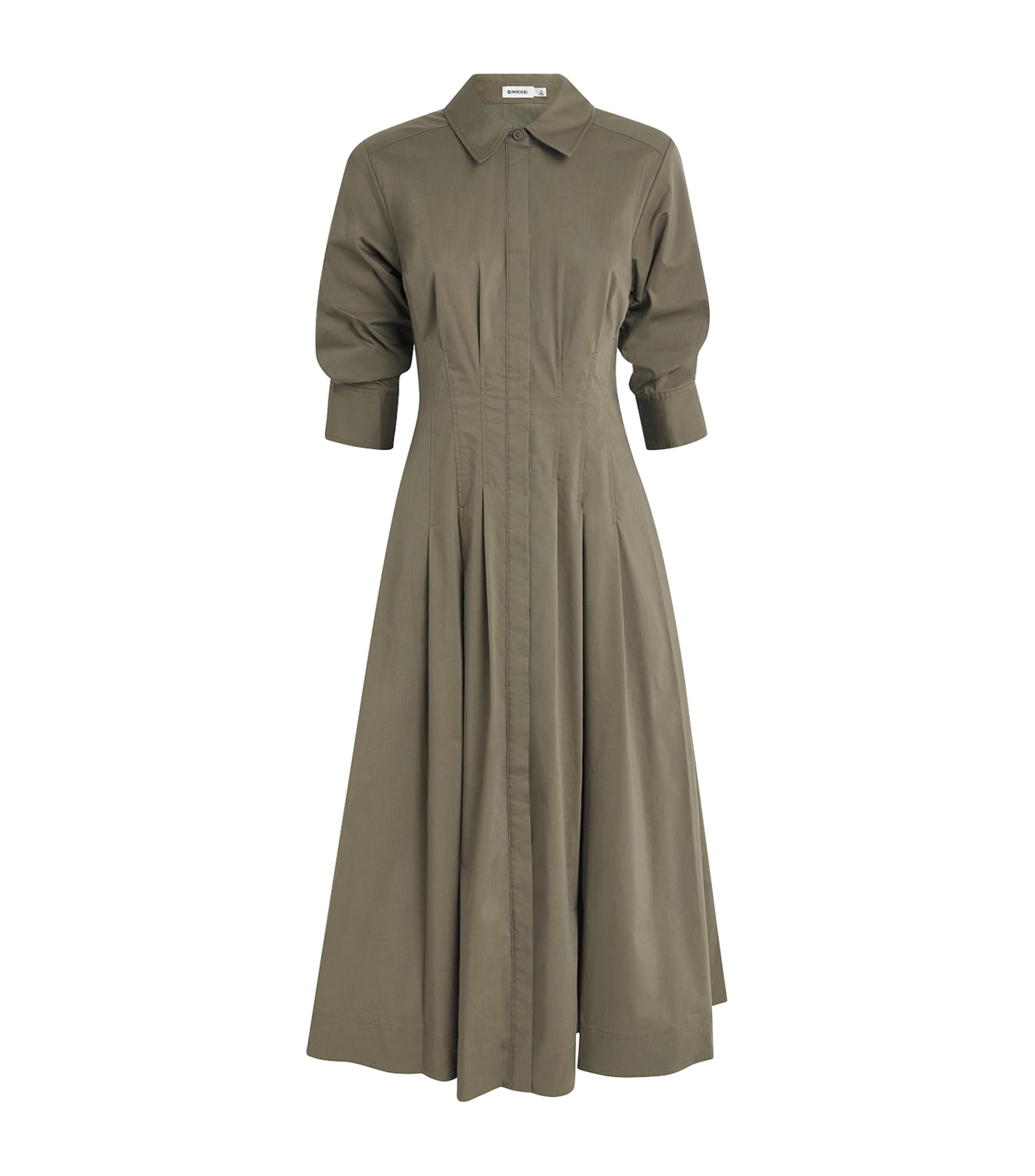 Simkhai Womens Jazz Shirt Dress Sea Turtle
