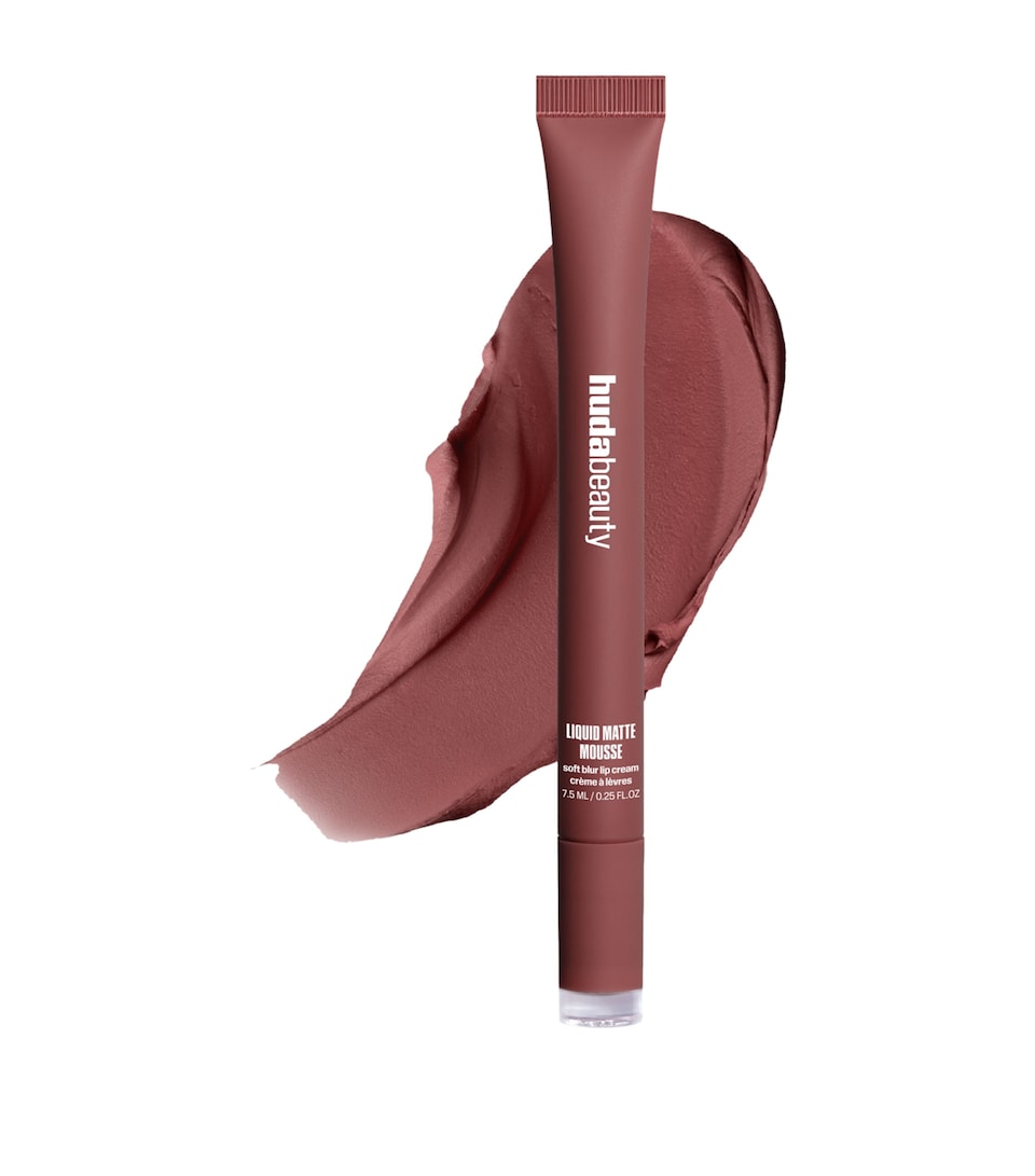 Huda Beauty Liquid Matte Mousse Lip Cream Berry Brown