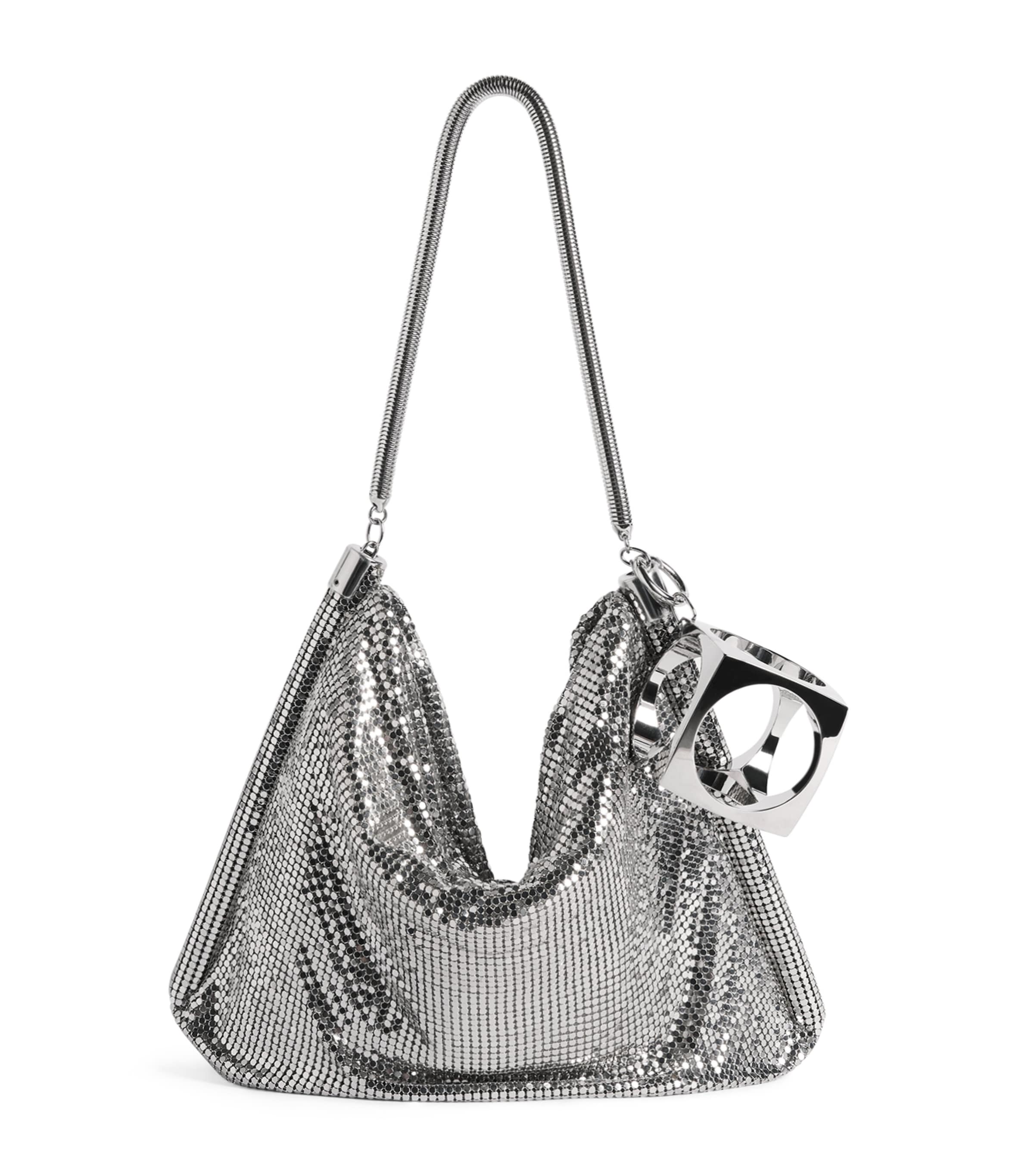 Rabanne Chainmail Shoulder Bag Silver
