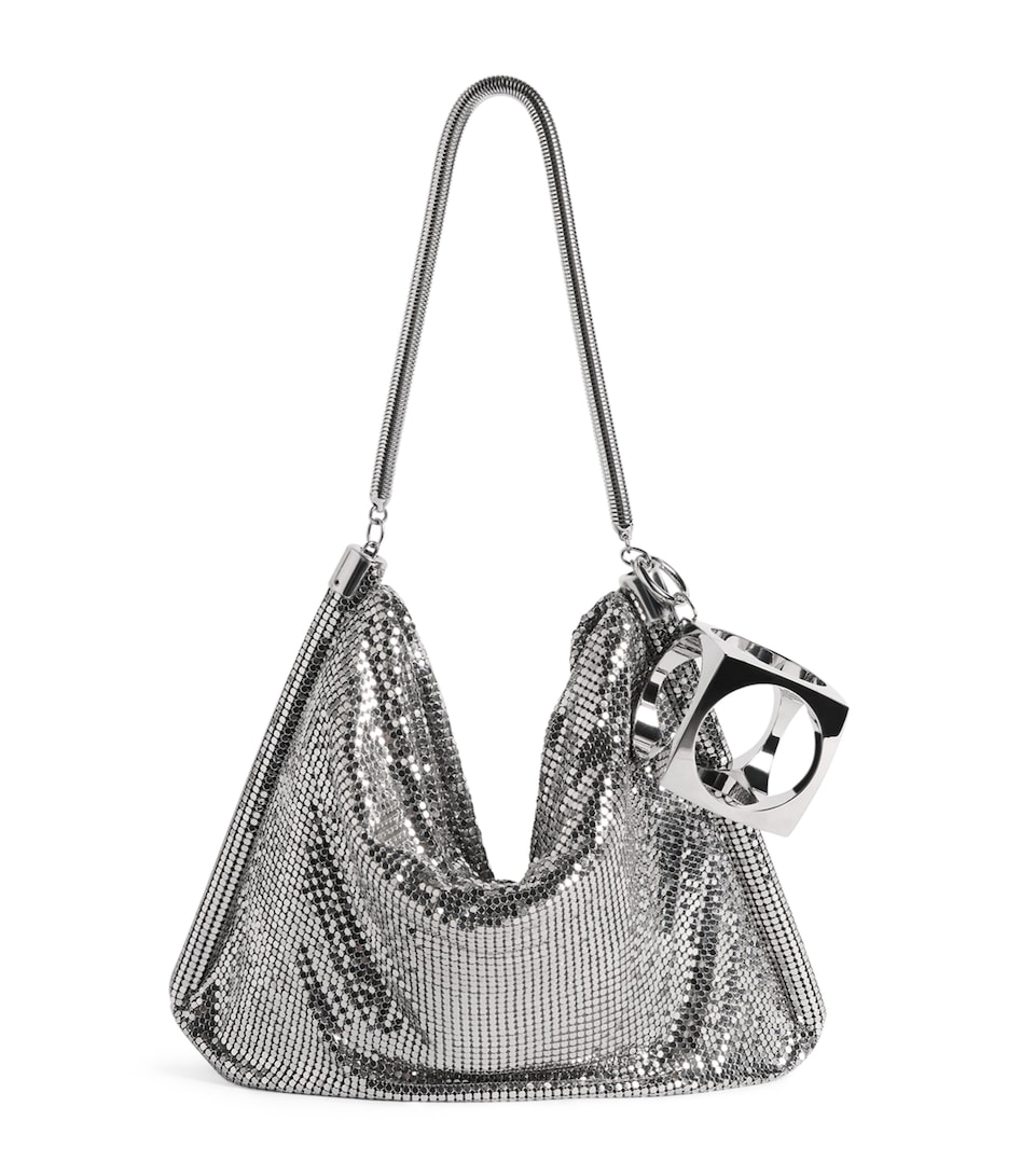 Rabanne Chainmail Shoulder Bag Silver