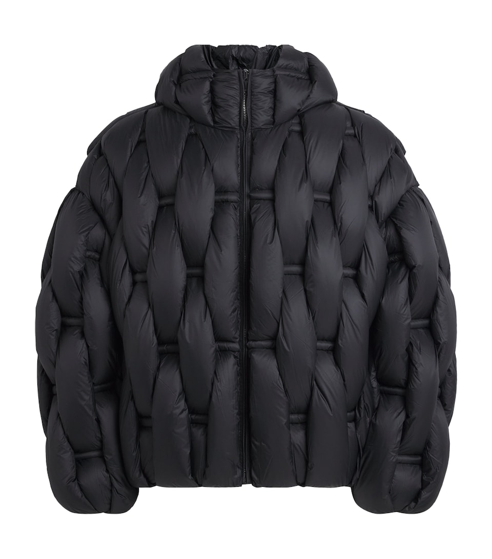 3D Down-Filled Woven Puffer Jacket
