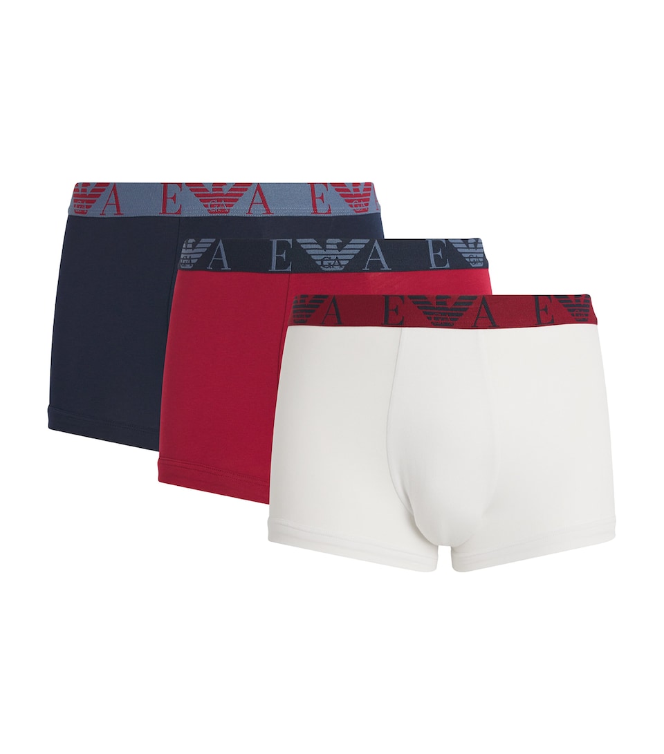 Stretch-Cotton Trunks (Pack of 3)