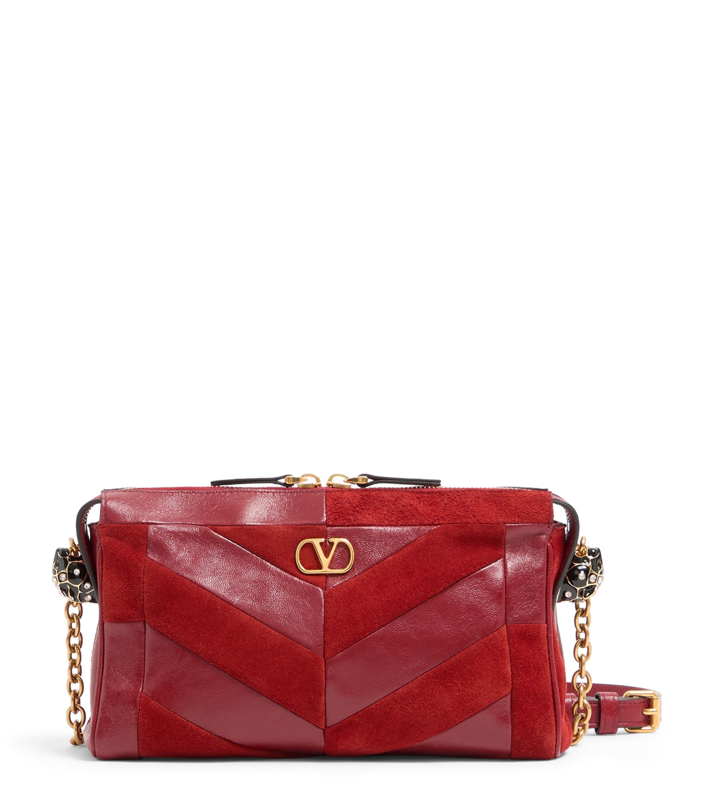 Valentino Garavani Small Lambskin Panthea Shoulder Bag Aqs