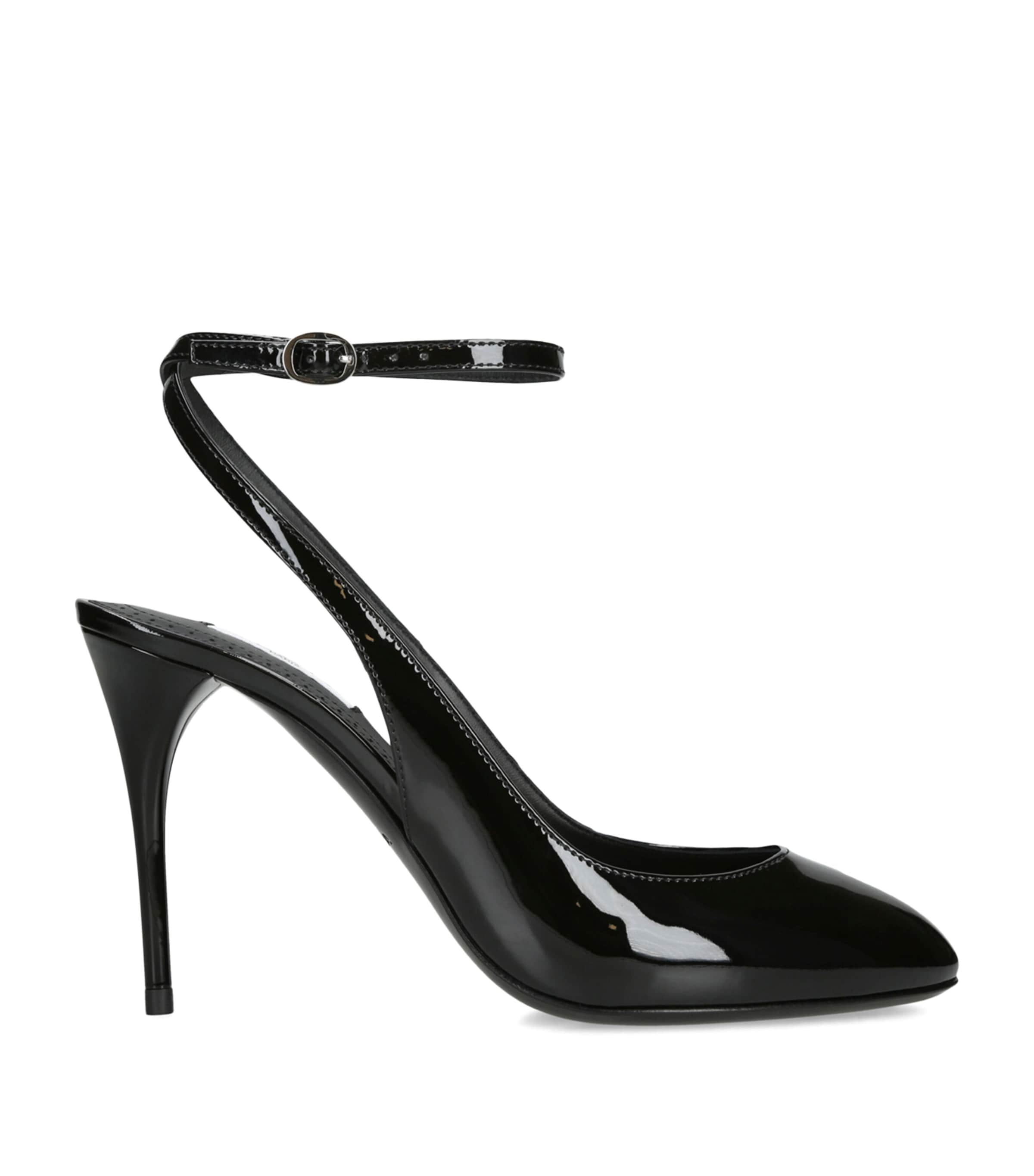 Patent Leather Slingback Pumps 90