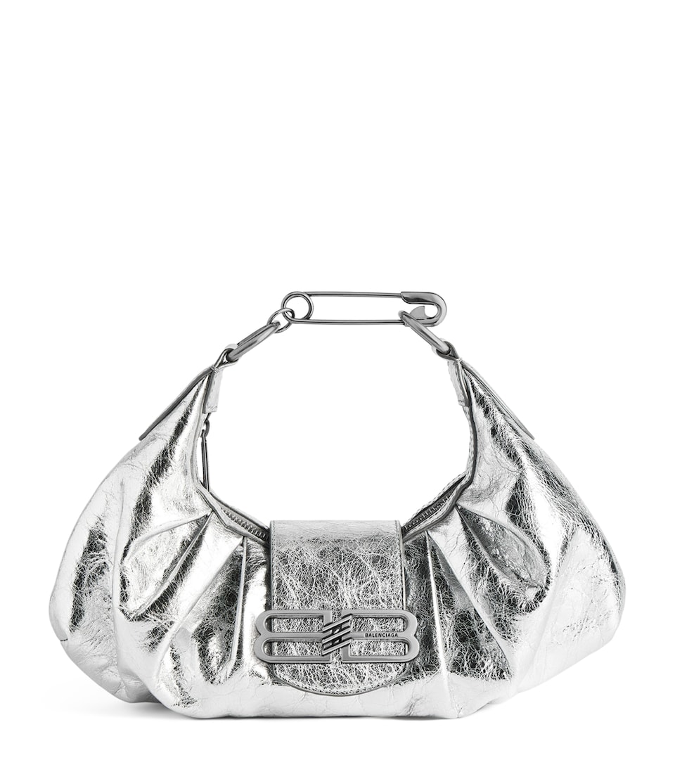 Small Metallic Lambskin Pamela Shoulder Bag