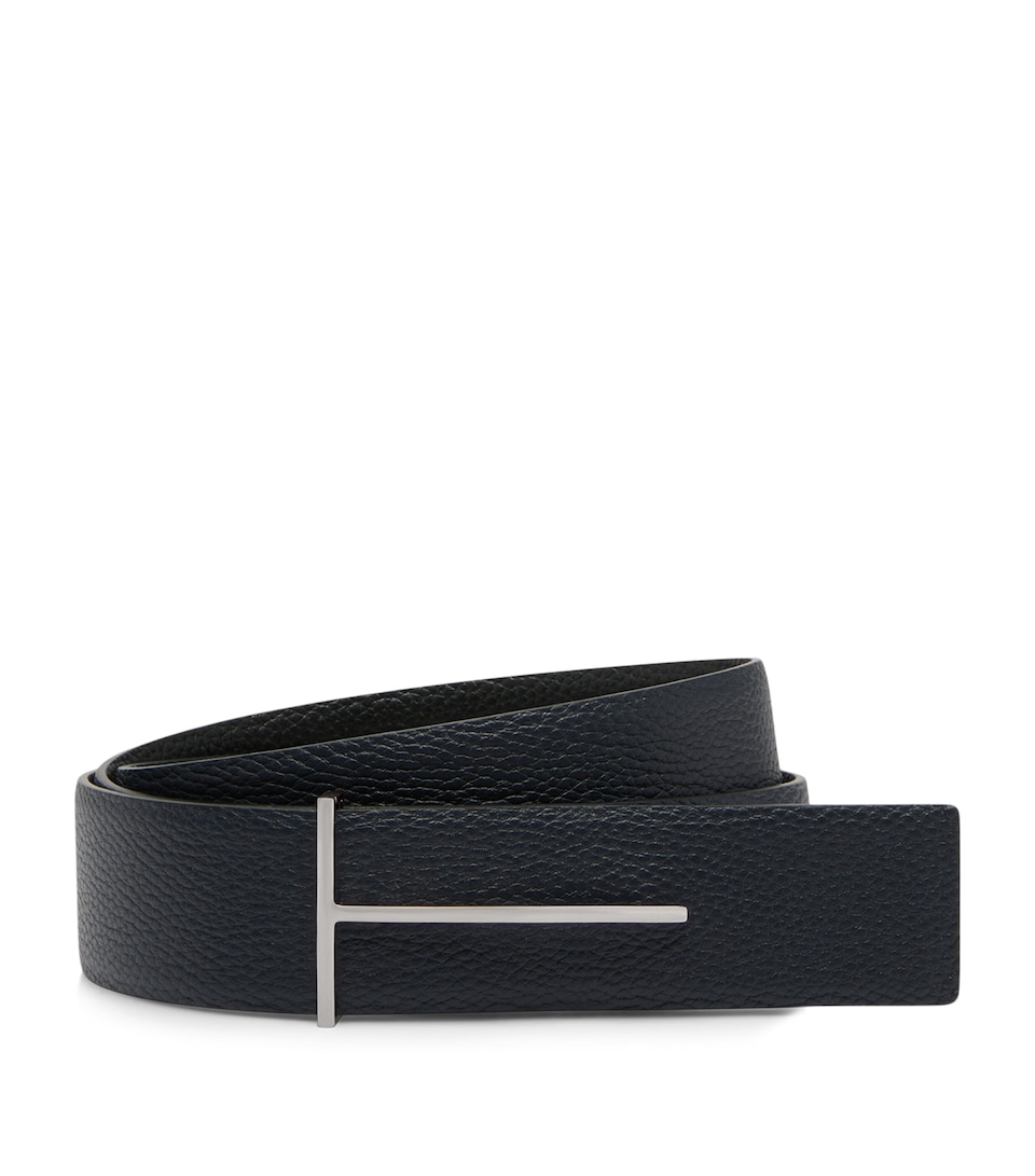 Calf Leather Slim T Belt