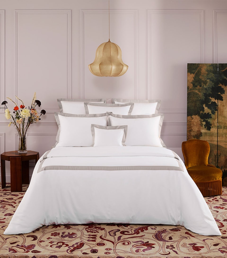 Yves Delorme Linea Double Flat Sheet (240cm x 295cm) Loutre