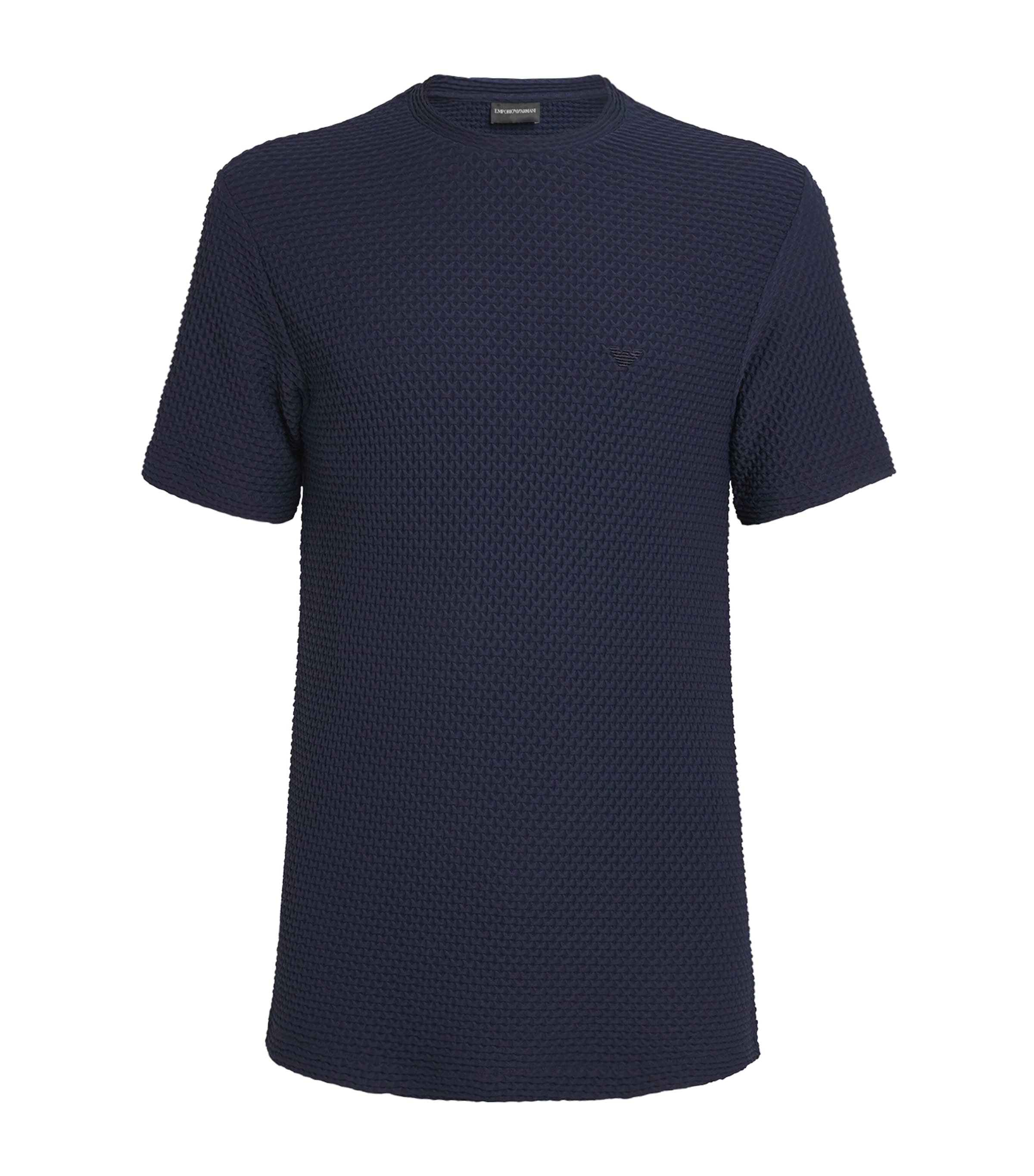 Emporio Armani Mens Textured T-Shirt