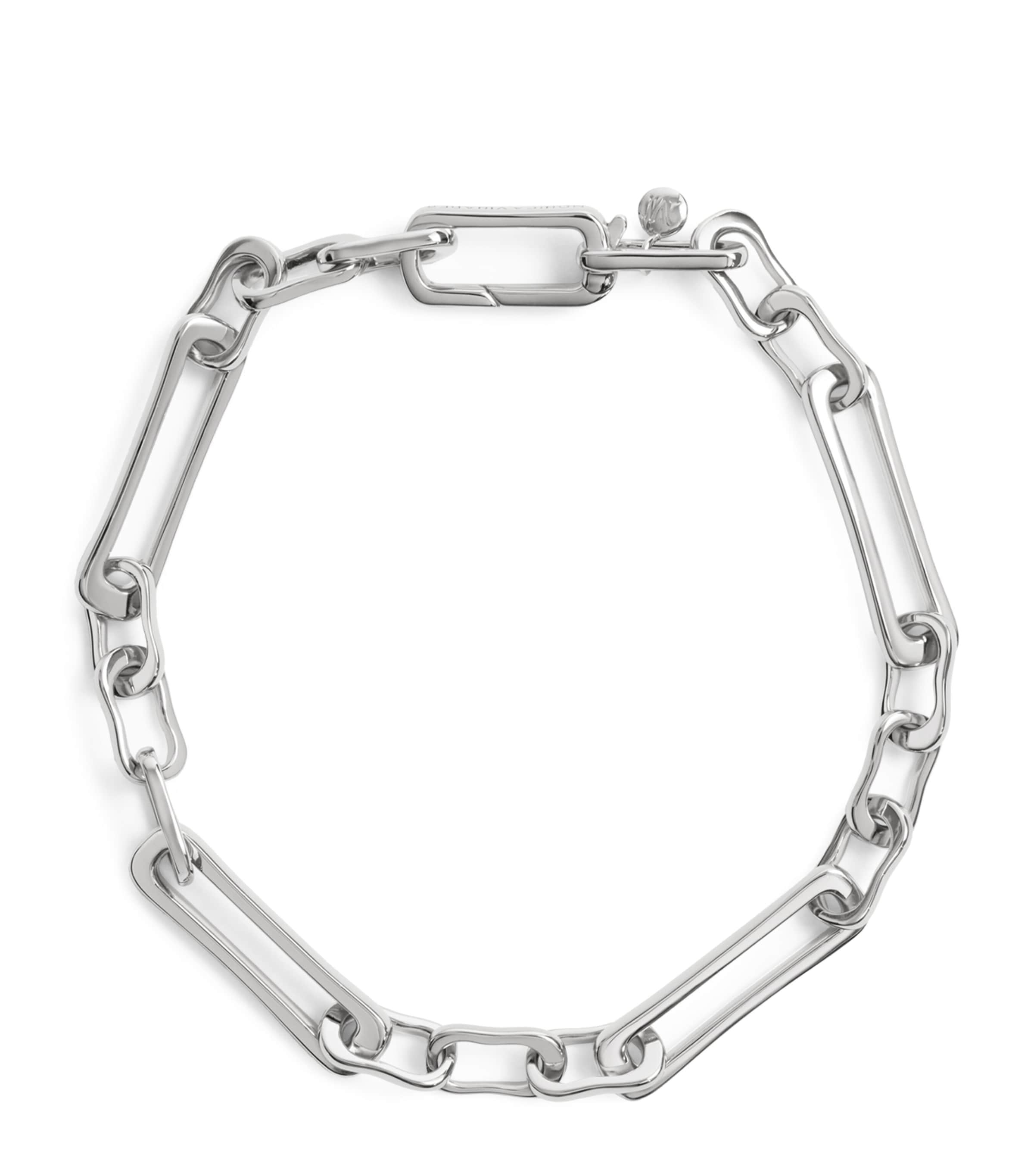 Monica Vinader Sterling Silver Alta Duo Chain Bracelet Silver