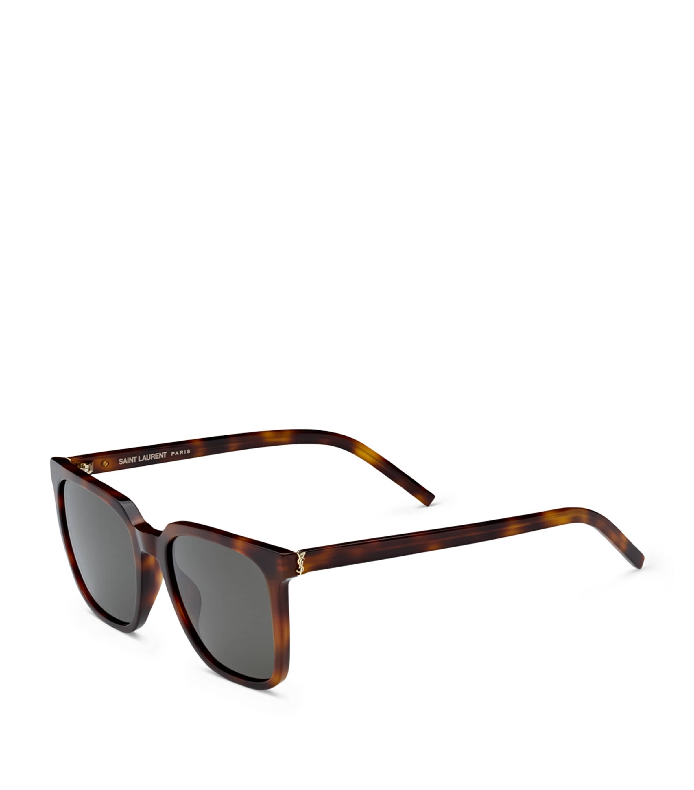 【送料&関税込】Saint Laurent Printed Acetate Sl M144 Sungla Saint Laurent Black Acetate Sl M144 Sunglasses | italist