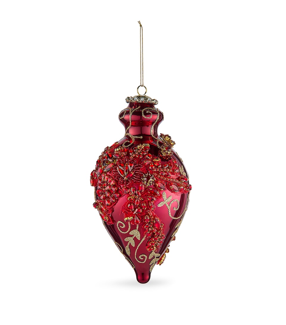 Glass King’s Jewel Finial Bauble