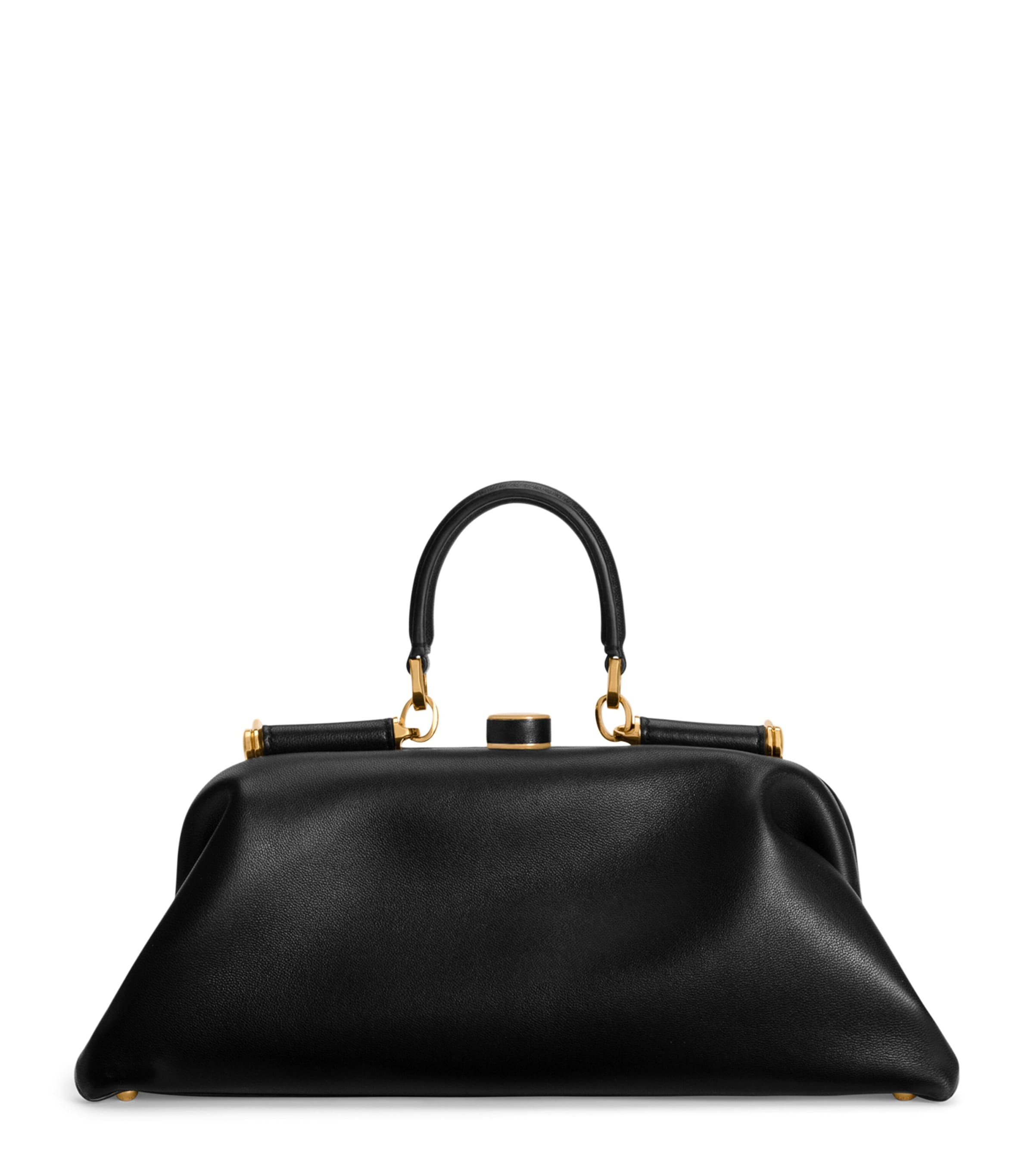 Dolce&Gabbana Leather Shoulder Bag Black
