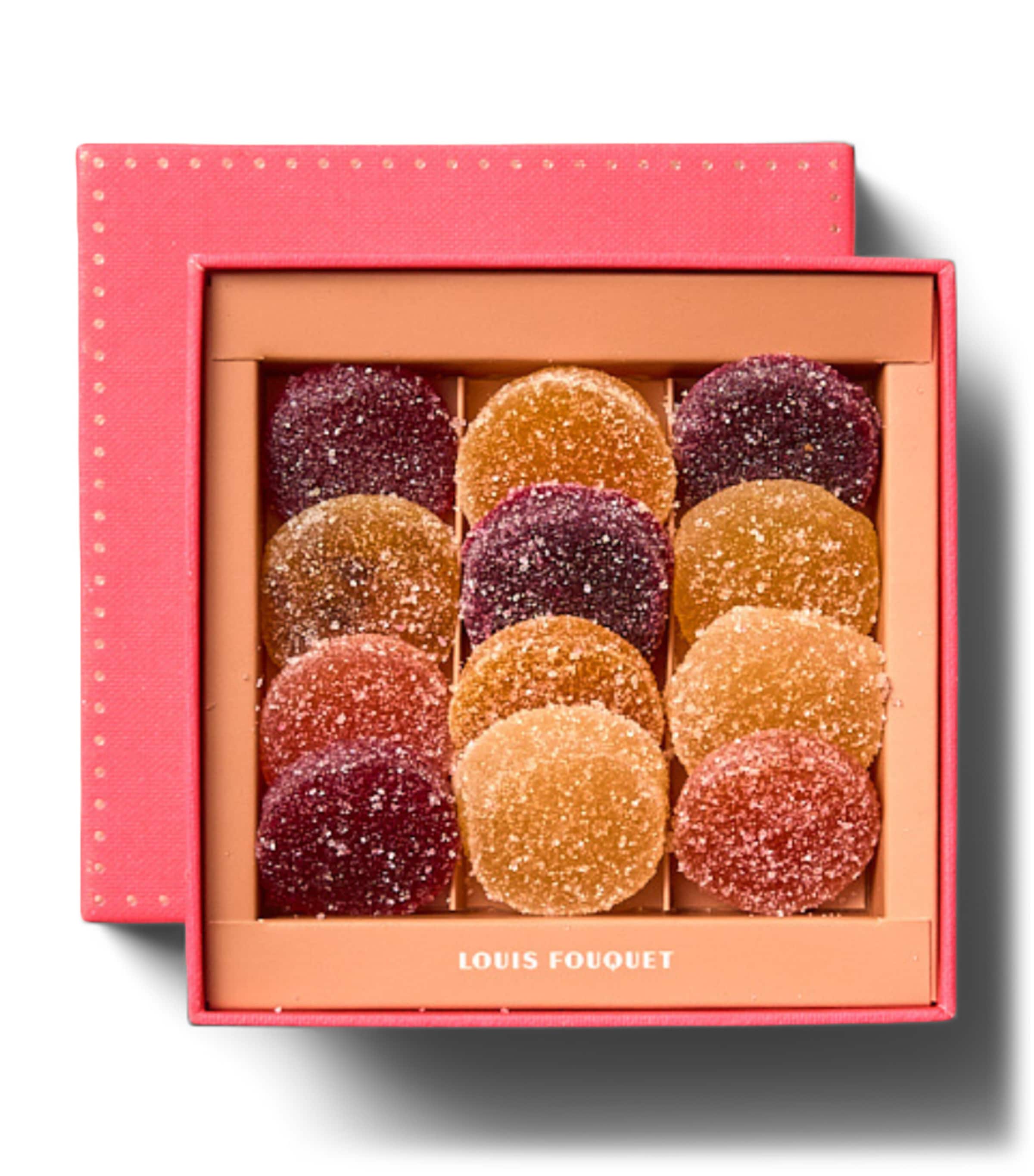 Louis Fouquet Box of 12 Fruit Jellies White