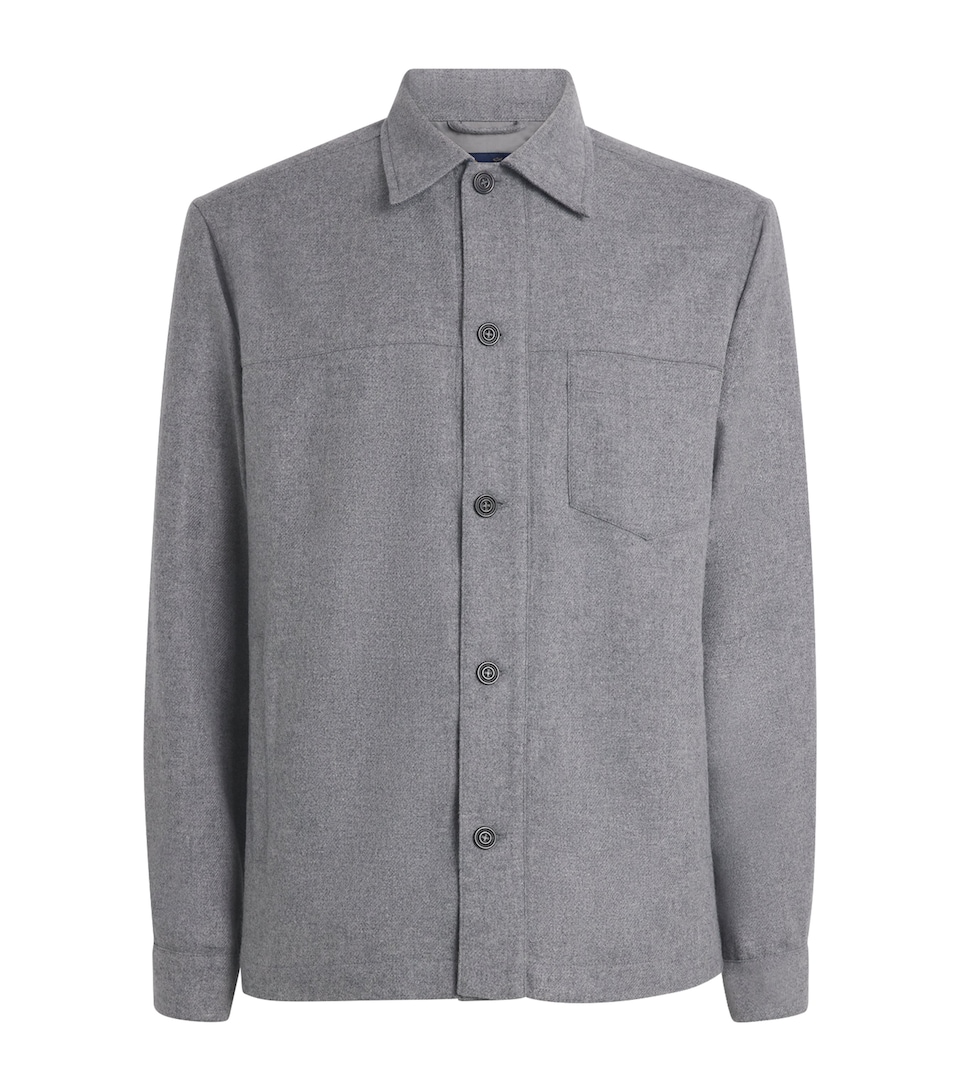 Wool-Cashmere Overshirt