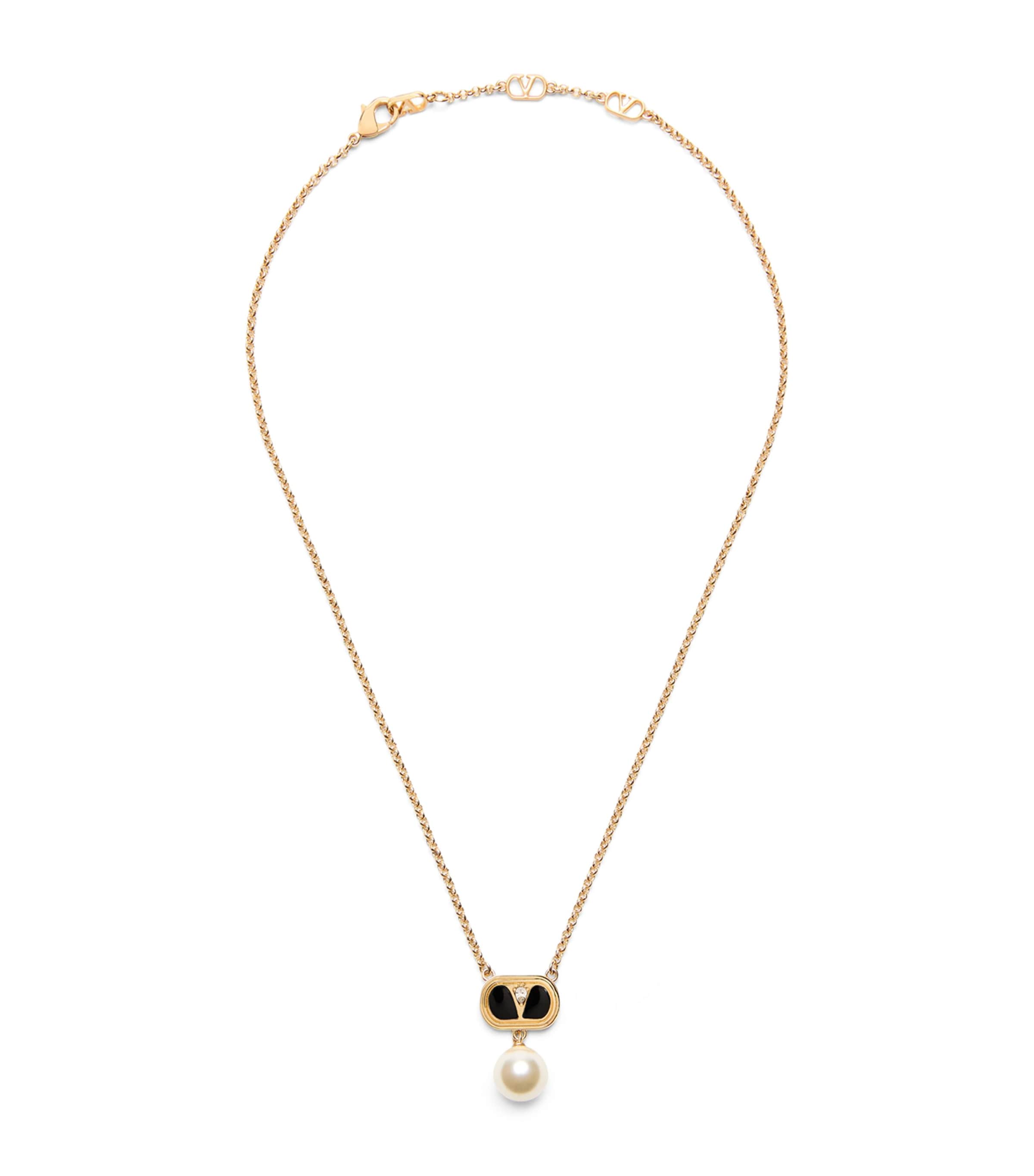 ネックレス・ペンダント VALENTINO Valentino Garavani 'Fil Perdu' necklace Valentino FIL PERDU METAL NECKLACE | REVERSIBLE