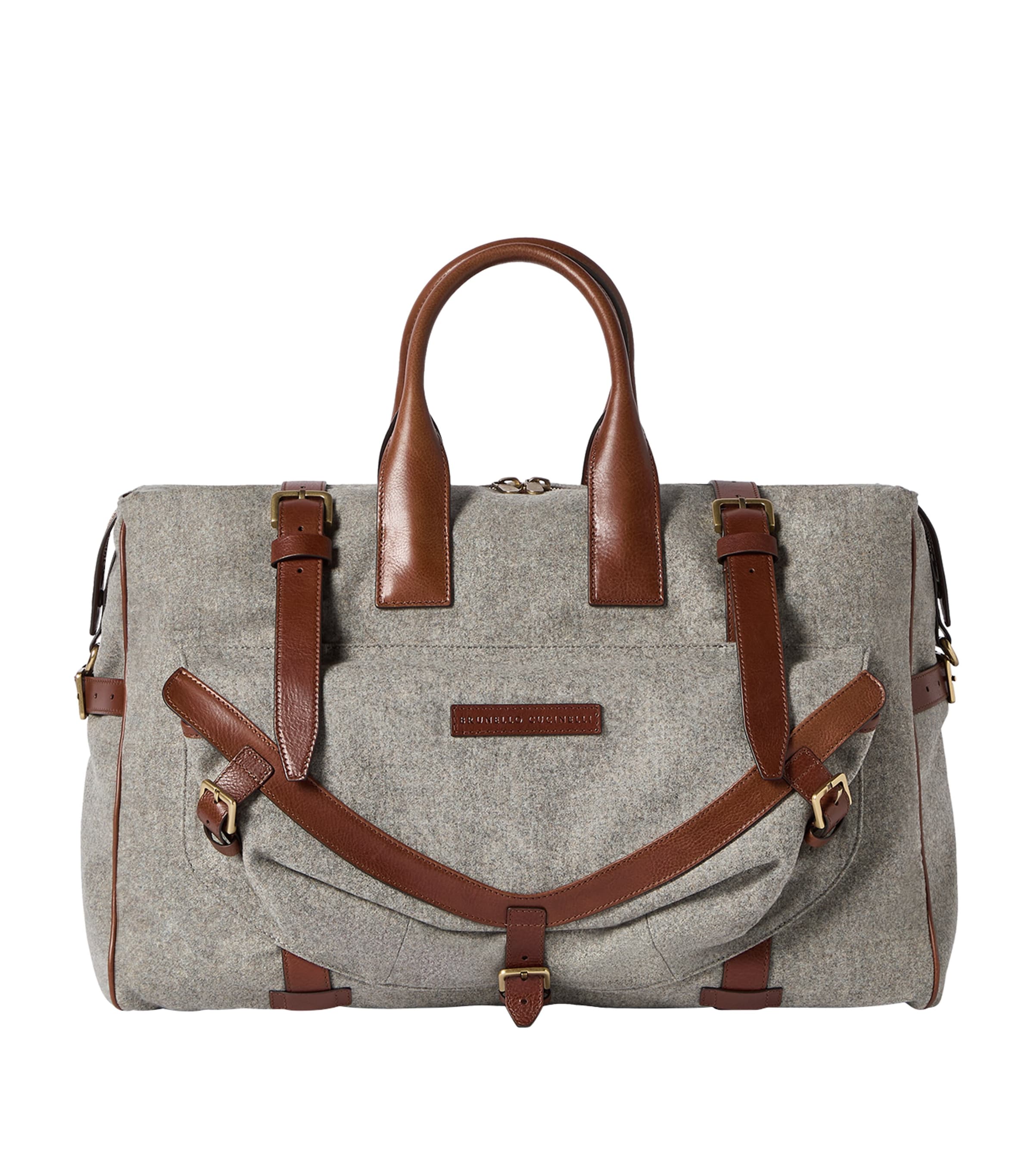 Brunello Cucinelli Virgin Wool-Alpaca-Cashmere Holdall