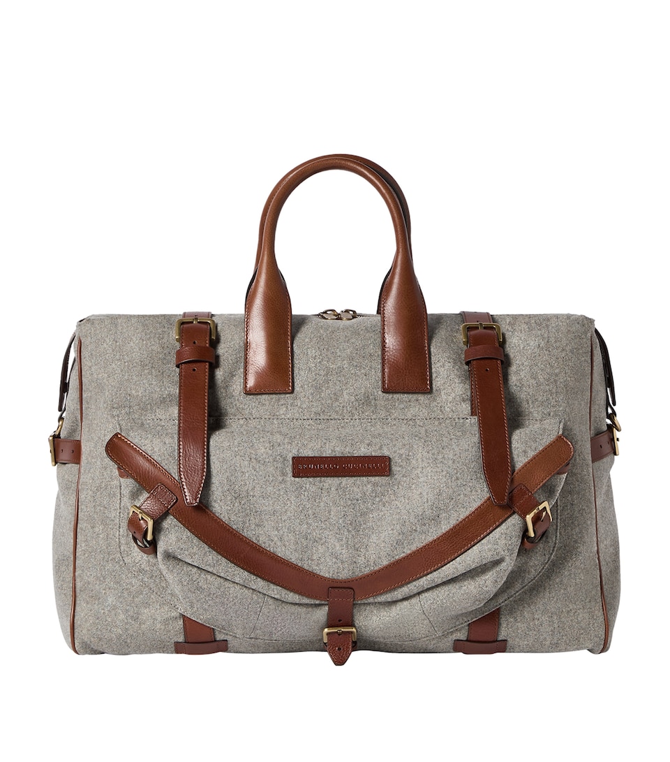 Brunello Cucinelli Virgin Wool-Alpaca-Cashmere Holdall
