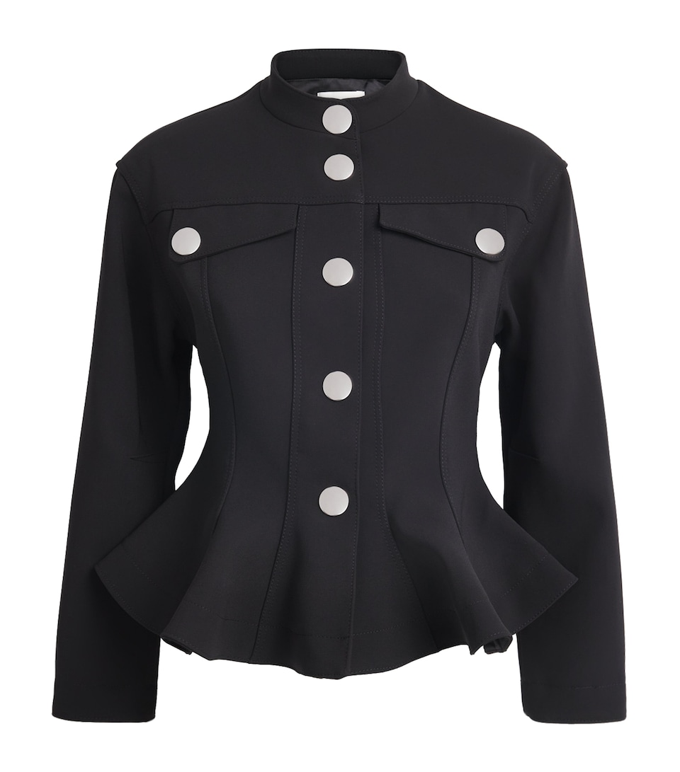 Peplum-Hem Jacket