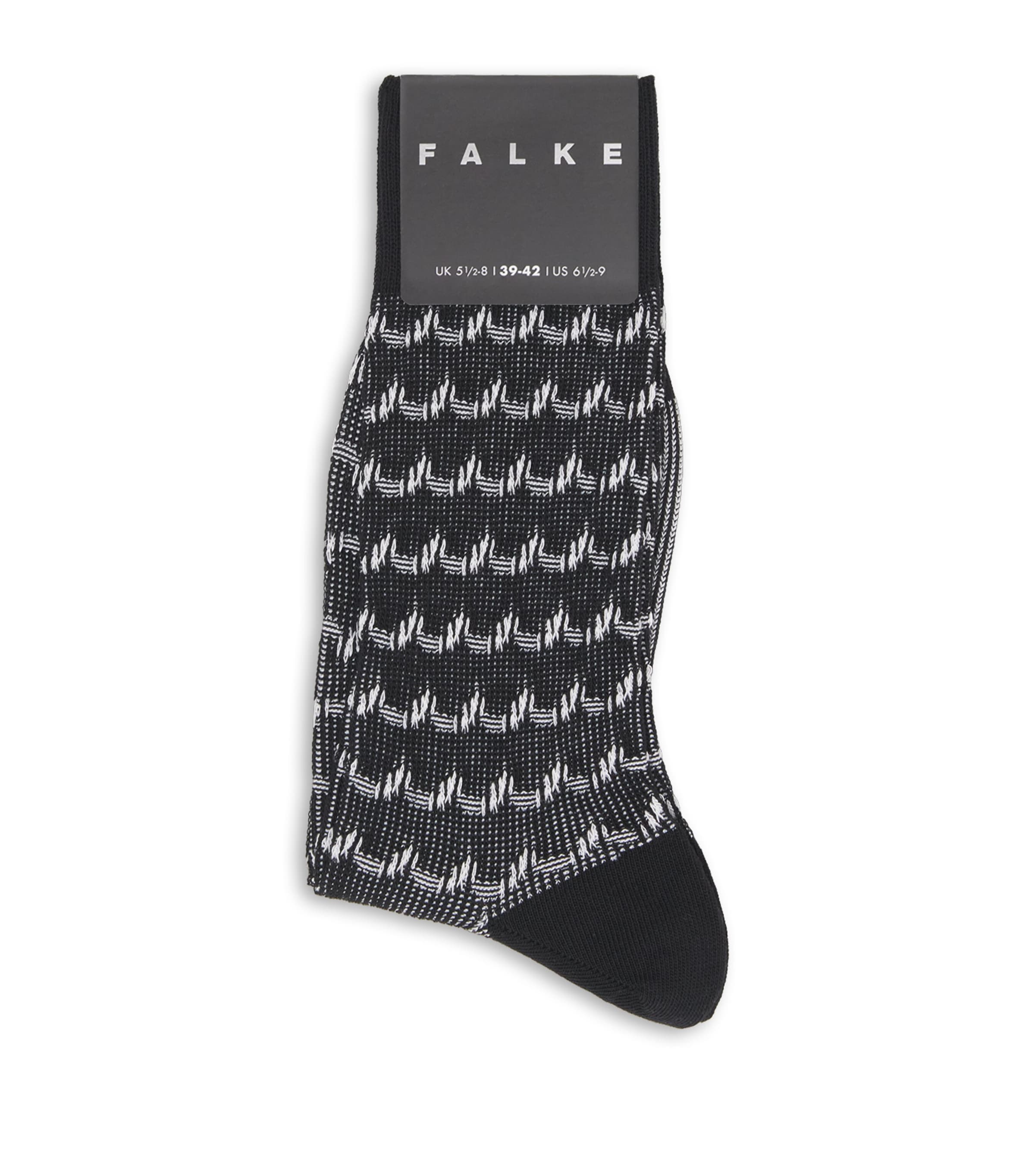 Falke Mens Cotton-Blend Sea Rock Socks Black