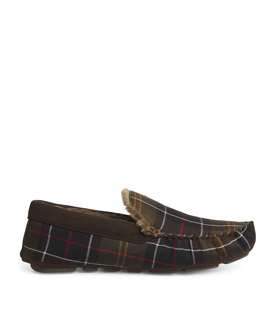 Barbour Recycled Tartan Monty Slippers Rcycld Classc Tartan