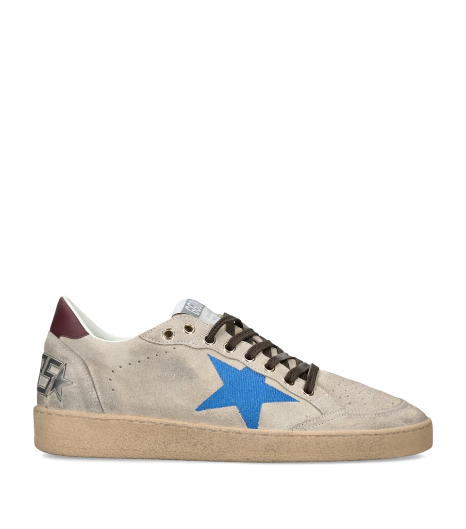 Golden Goose Suede Ball Star Sneakers Beige Comb