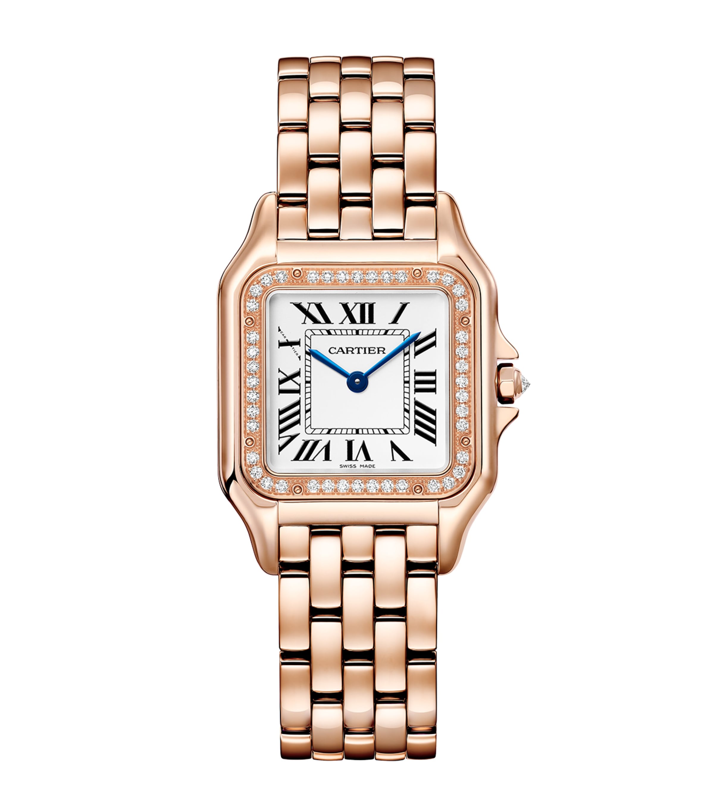 Medium Rose Gold and Diamond Panthère de Cartier Watch 27mm