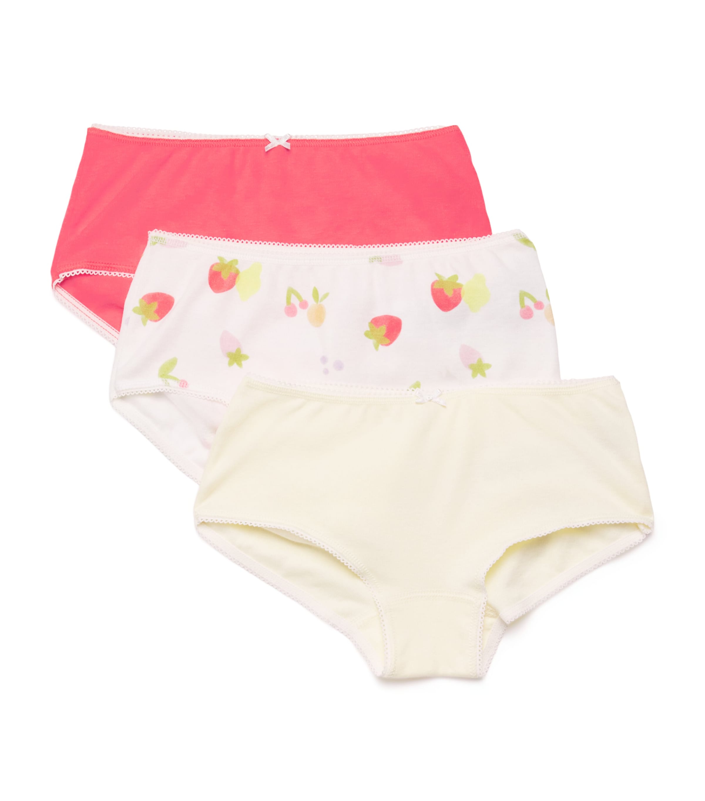 Set of 3 Cotton Knickers (4-14 Years)