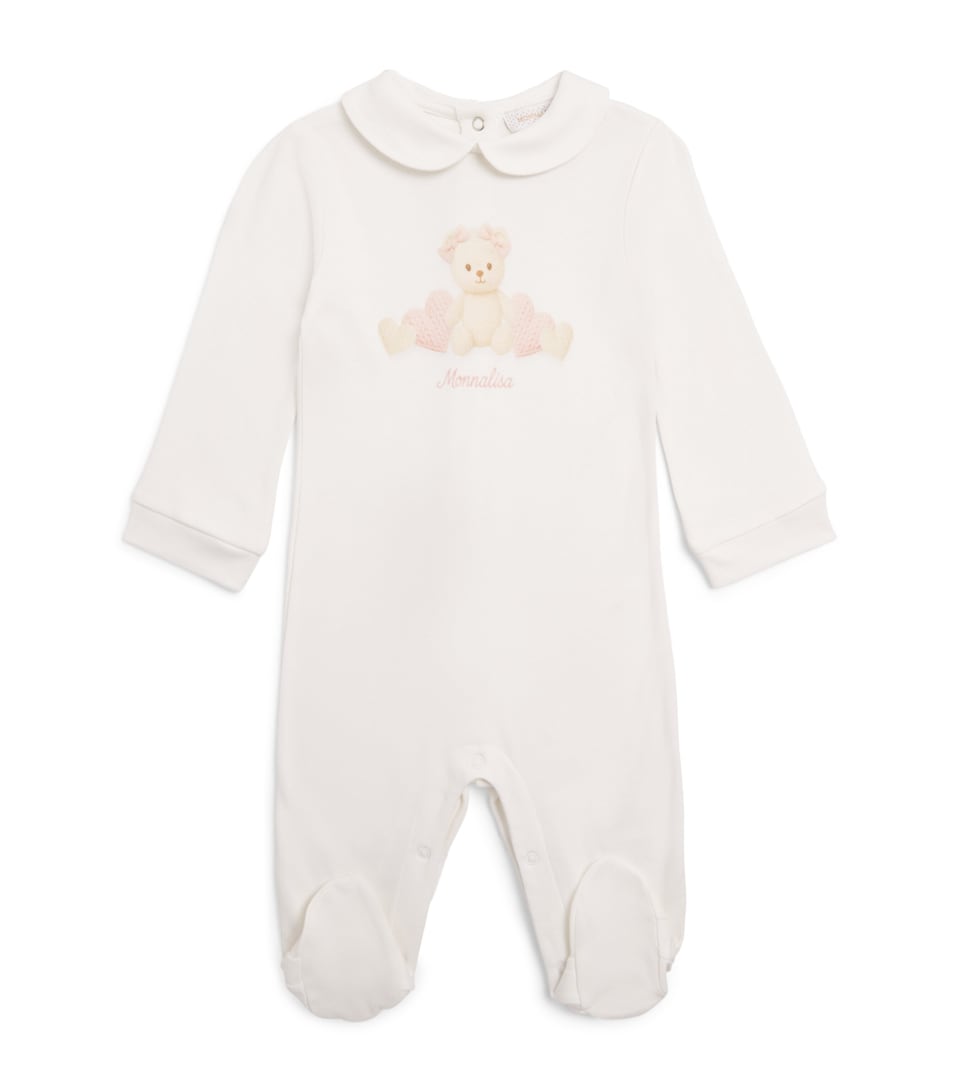 Monnalisa Bamboo-Cotton All-in-One (1-9 Months) Panna