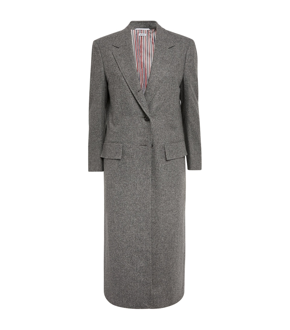 Wide-Lapel Overcoat