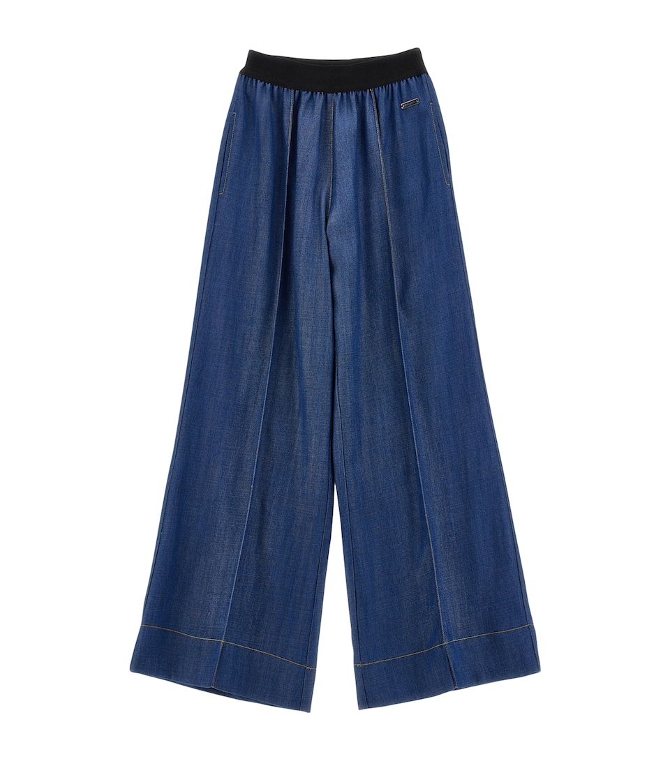 Lyocell-Denim Wide-Leg Trousers (2-12 Years)