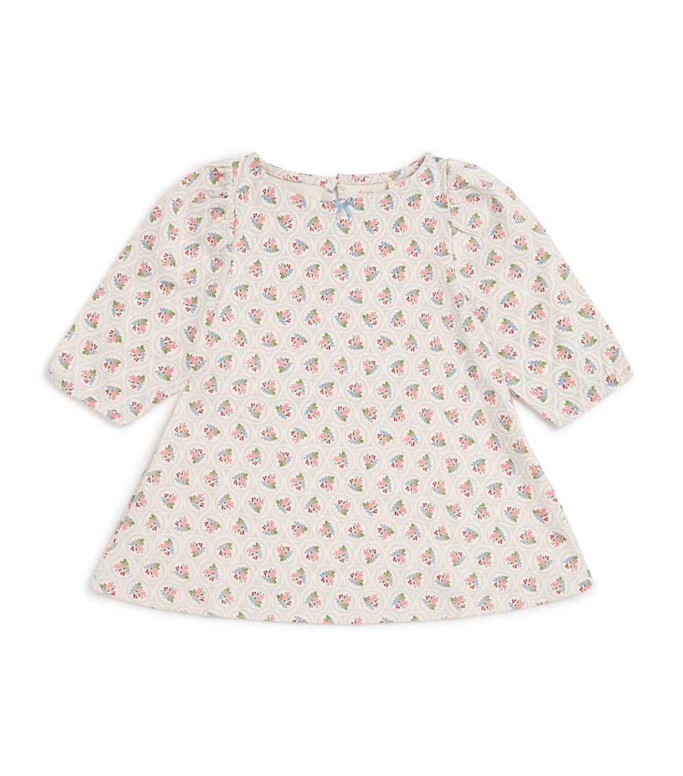 Organic Cotton Floral Print Dress (9 months-4 Years)
