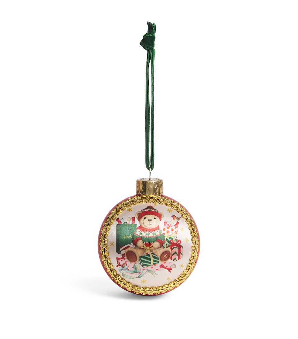 Harrods Harrods Bear Bauble Red