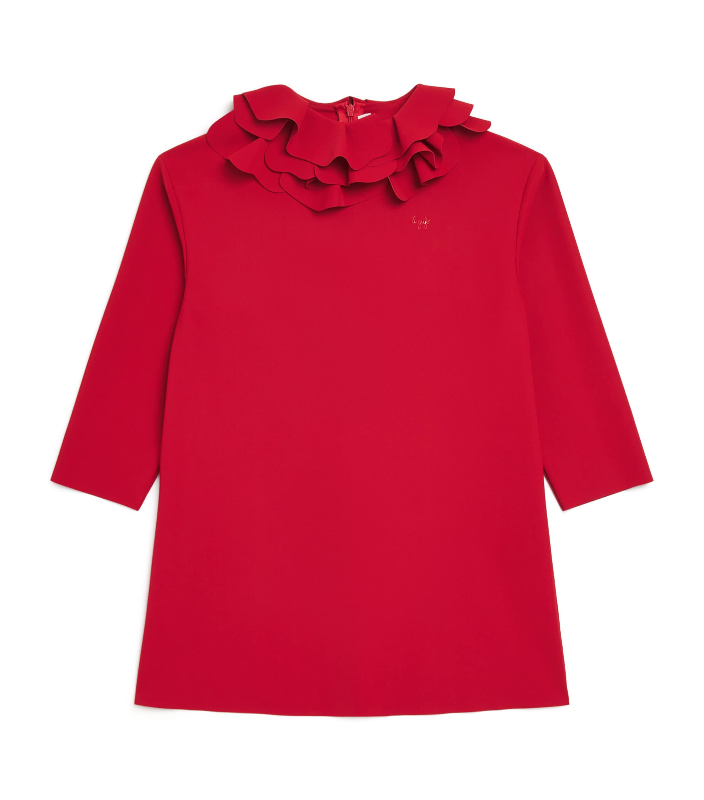 Ruffled-Collar Dress (2-14 Years)