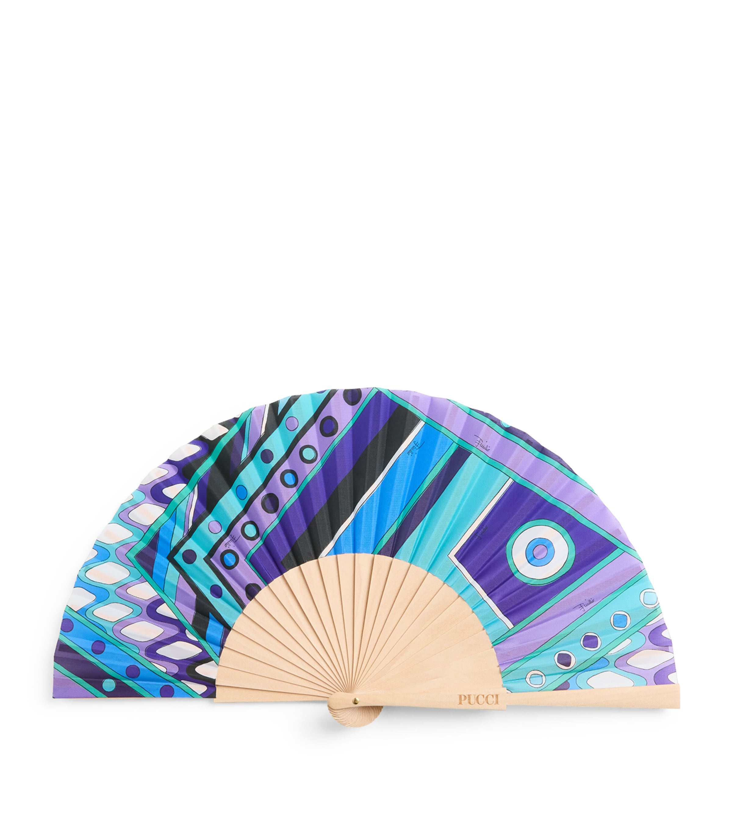 PUCCI Womens Silk Vivara Fan