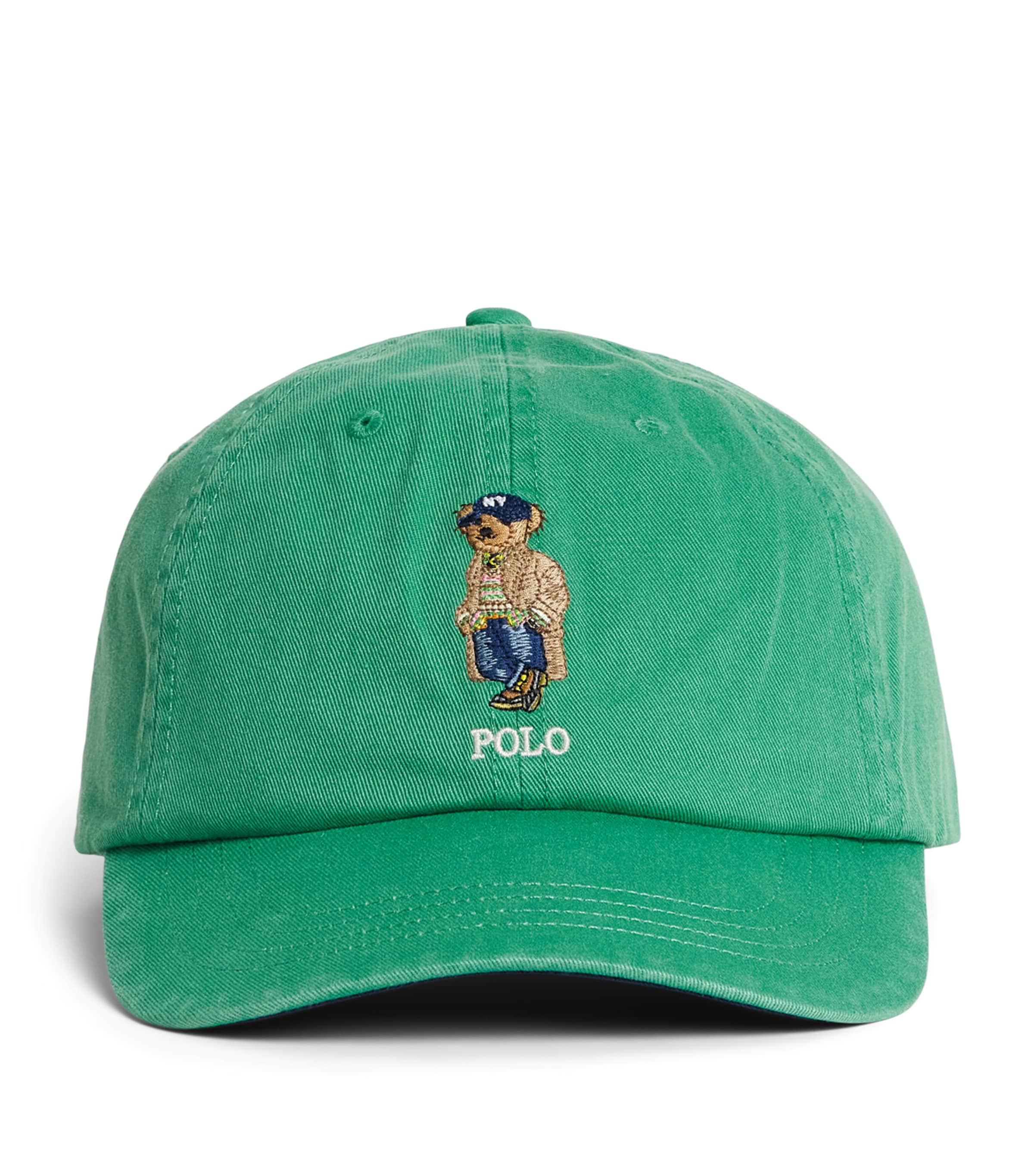 Polo Ralph Lauren Cotton Polo Bear Baseball Cap Raft Green