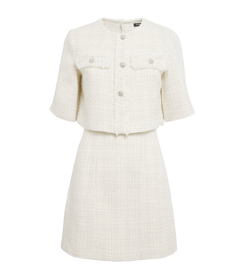 Tweed 2-In-1 Mini Dress