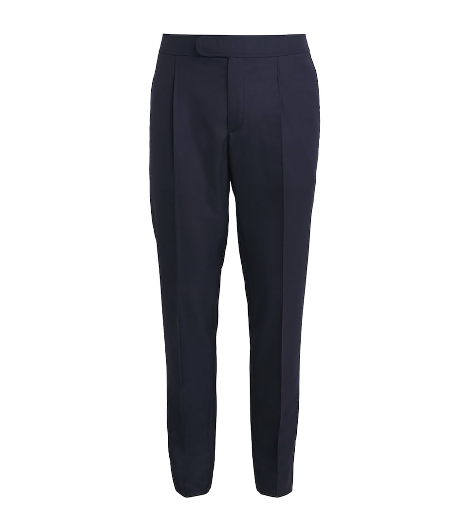 Wool Pleated Melbourne Trousers