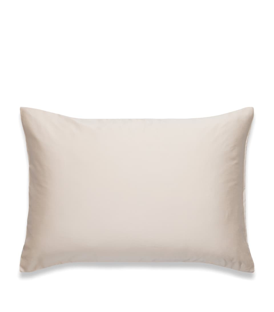 Hamam Organic Cotton Sateen Core Pillowcase Pair (50cm x 70cm) Bone