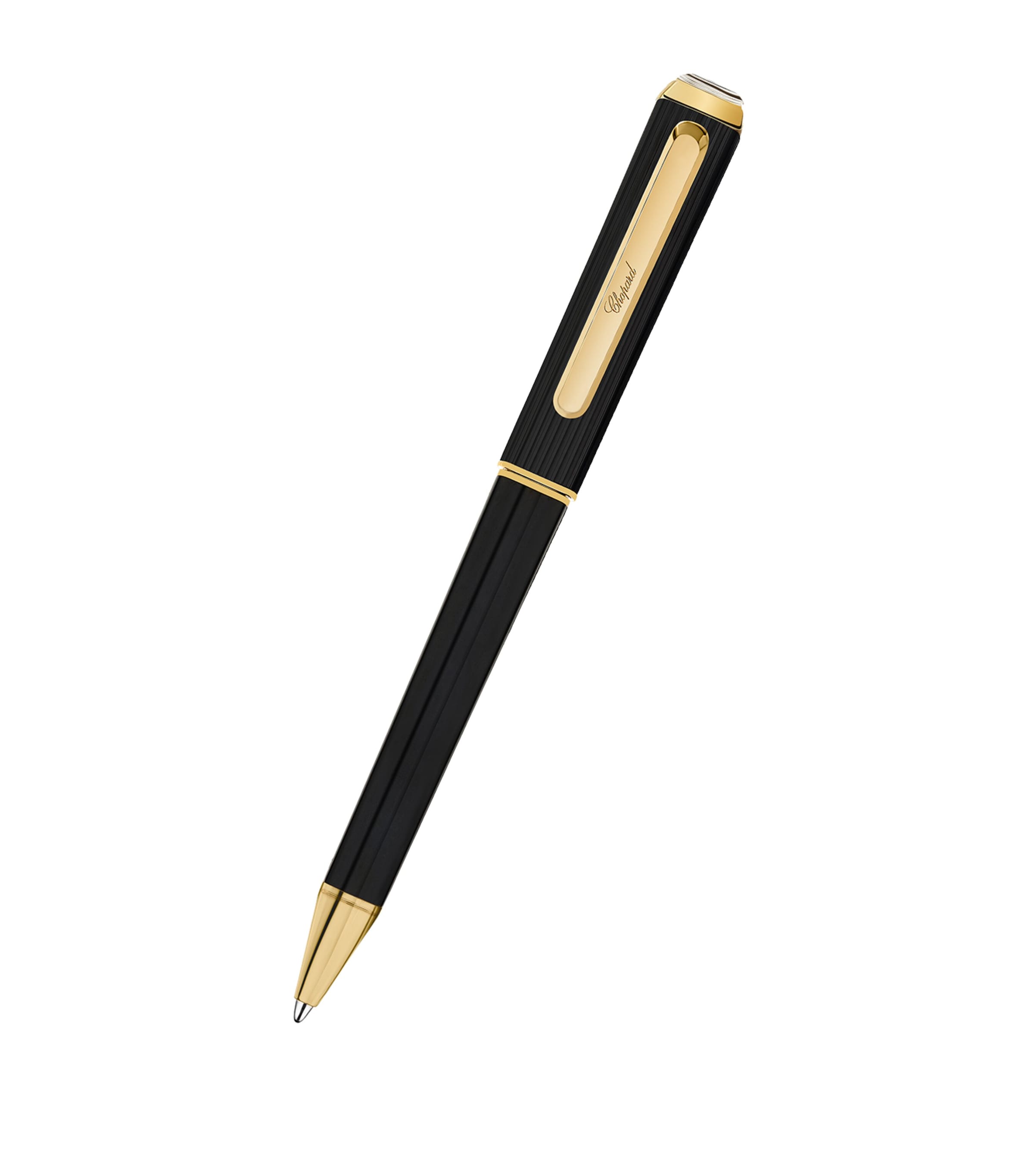 Chopard Happy Diamonds Ballpoint Pen Gold & Black