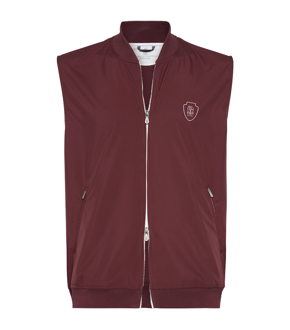 Nylon Logo Gilet