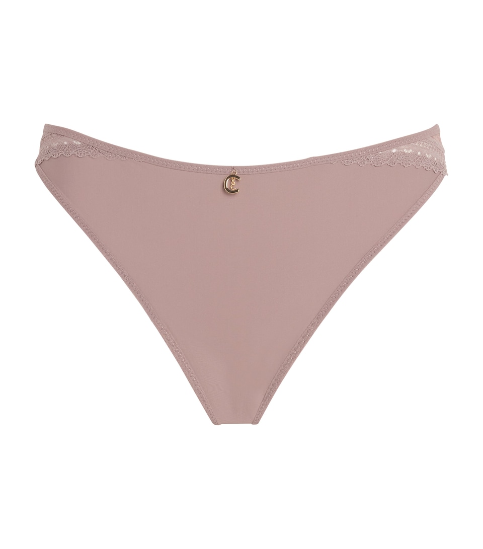 Lace-Trim Romance Tanga
