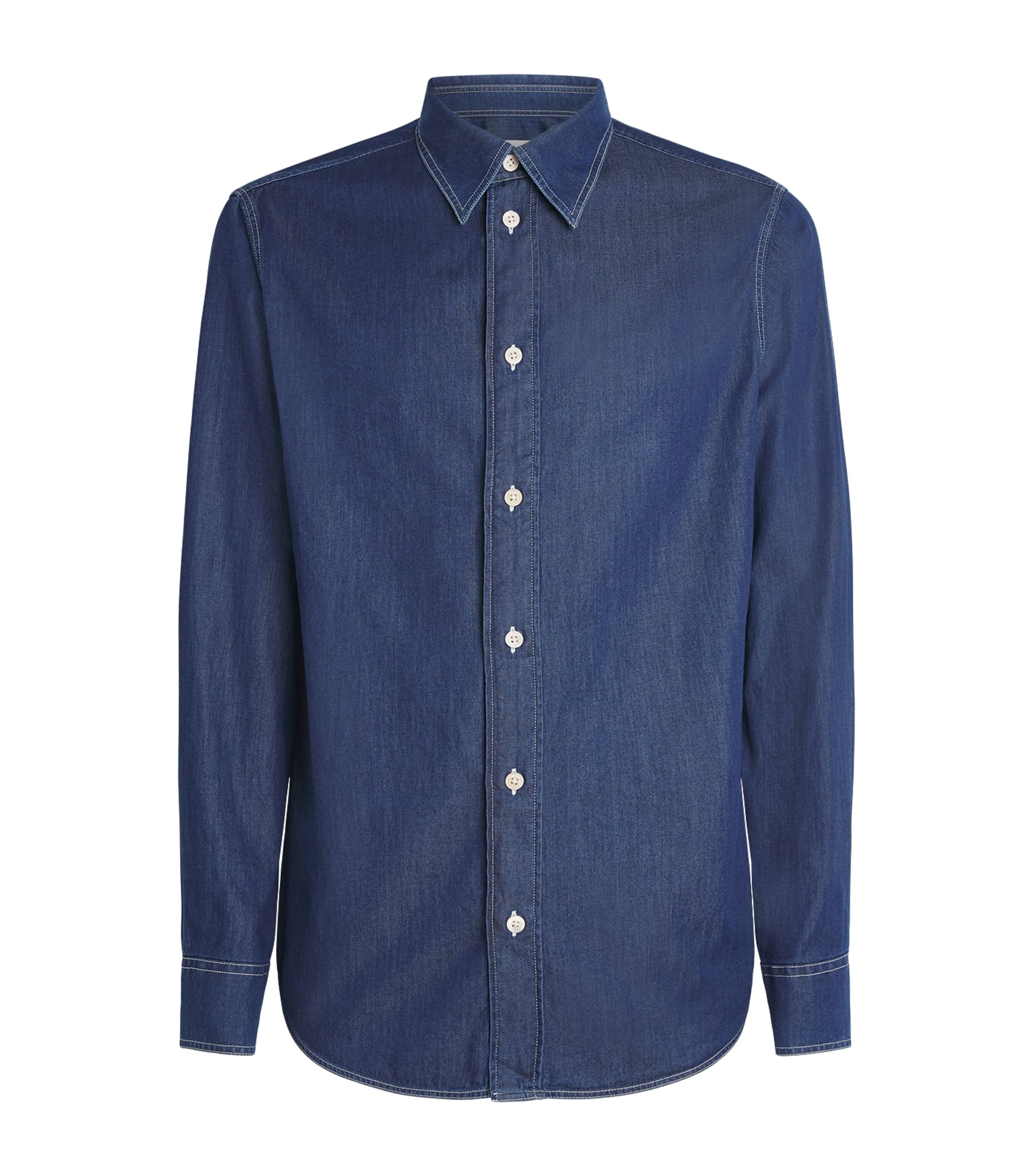 NN.07 Mens Colby Denim Shirt Medium Indigo