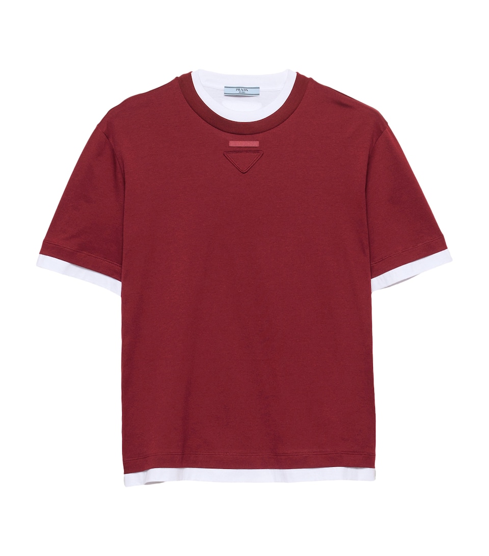 Cotton Layered T-Shirt