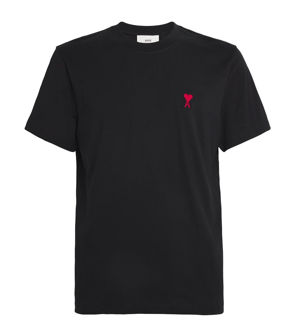 AMI Paris Mens Organic Cotton Ami de Coeur T-Shirt